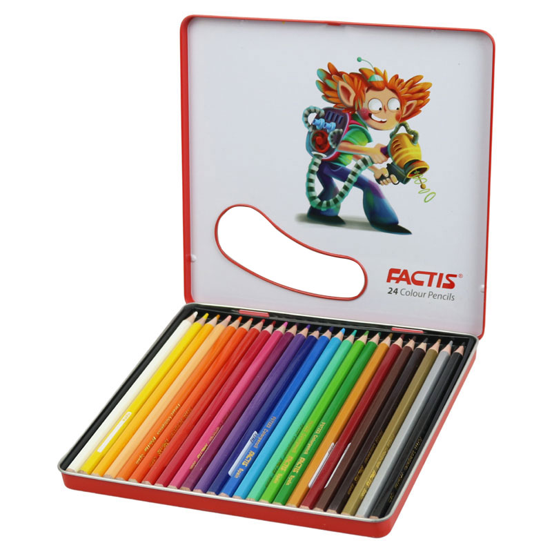 مداد رنگی 24 رنگ فکتیس Factis F07112024