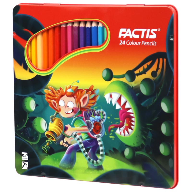 مداد رنگی 24 رنگ فکتیس Factis F07112024