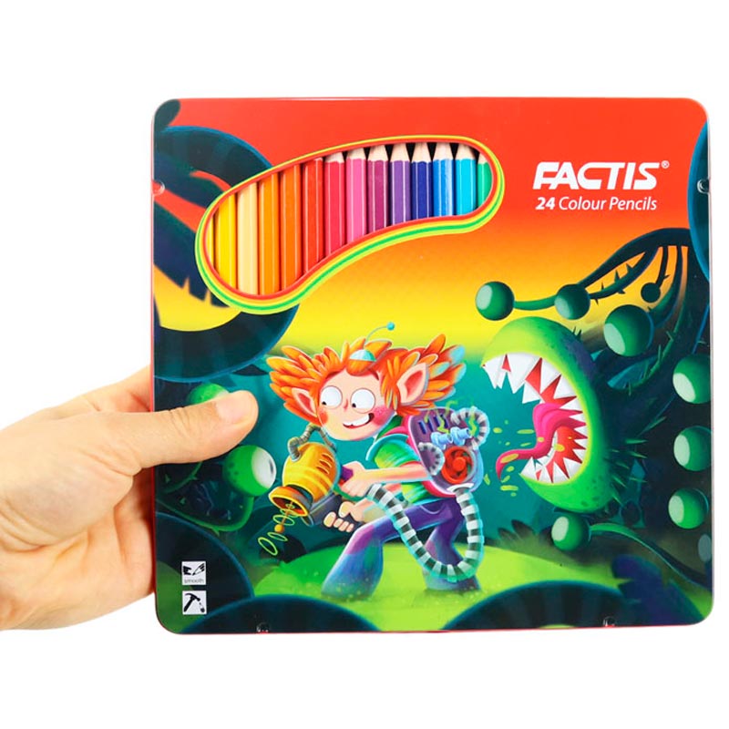 مداد رنگی 24 رنگ فکتیس Factis F07112024