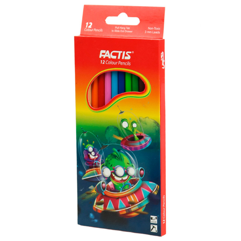 مداد رنگی 12 رنگ فکتیس Factis F07112212