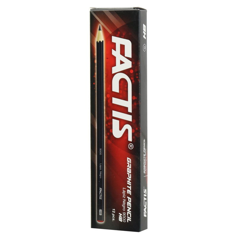 مداد مشکی فکتیس Factis Lapiz Negro 9000 بسته 12 عددی