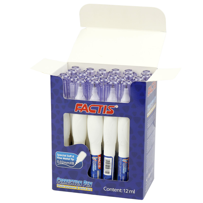 غلط گیر قلمی Factis No.:295 12ml بسته 24 عددی