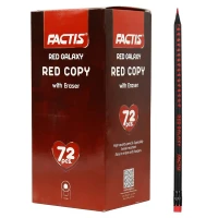 مداد قرمز فکتیس Factis Red Galaxy بسته 72 عددی
