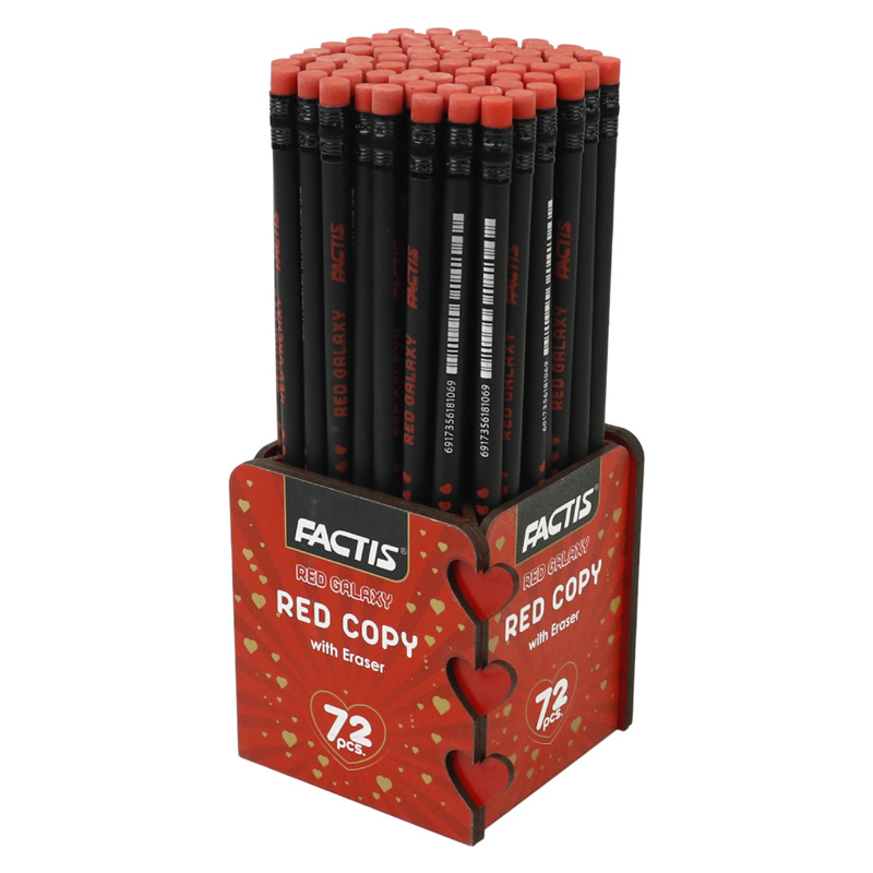 مداد قرمز فکتیس Factis Red Galaxy بسته 72 عددی