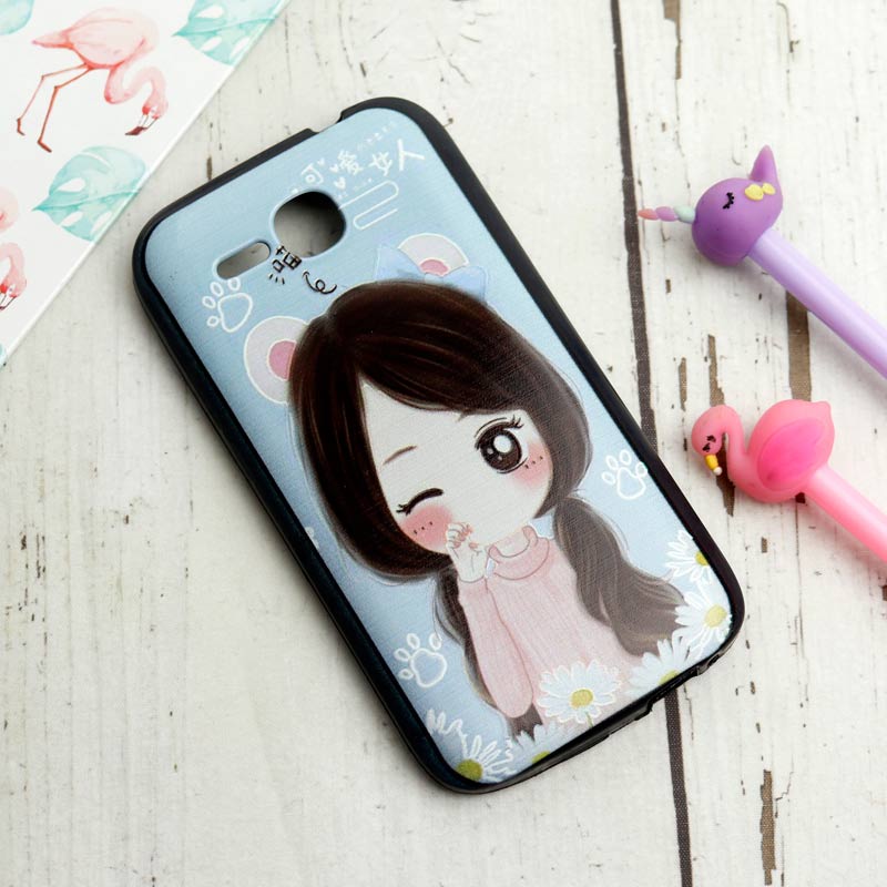 قاب فانتزی برجسته دخترانه هواوی Huawei Ascend Y600 سری 16