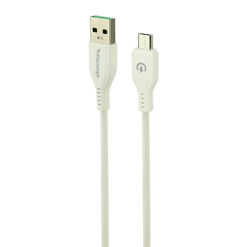 شارژر فندکی فست شارژ Flamingo L-100A 2.4A 12W + کابل میکرو یو اس بی