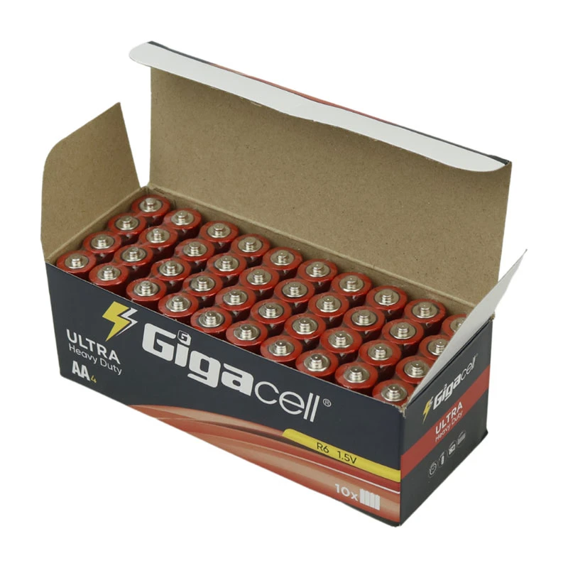 باتری چهارتایی قلمی Gigacell Ultra Heavy Duty R6 1.5V AA شرینک