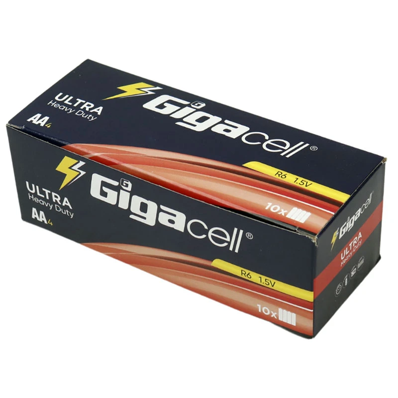 باتری چهارتایی قلمی Gigacell Ultra Heavy Duty R6 1.5V AA شرینک