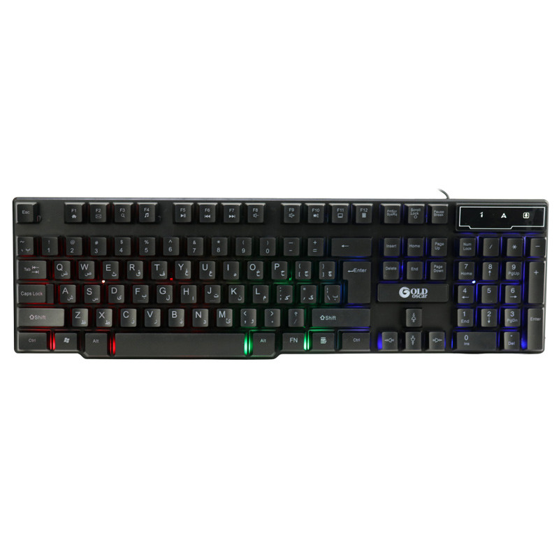 کیبورد گیمینگ گلد استار KB7123