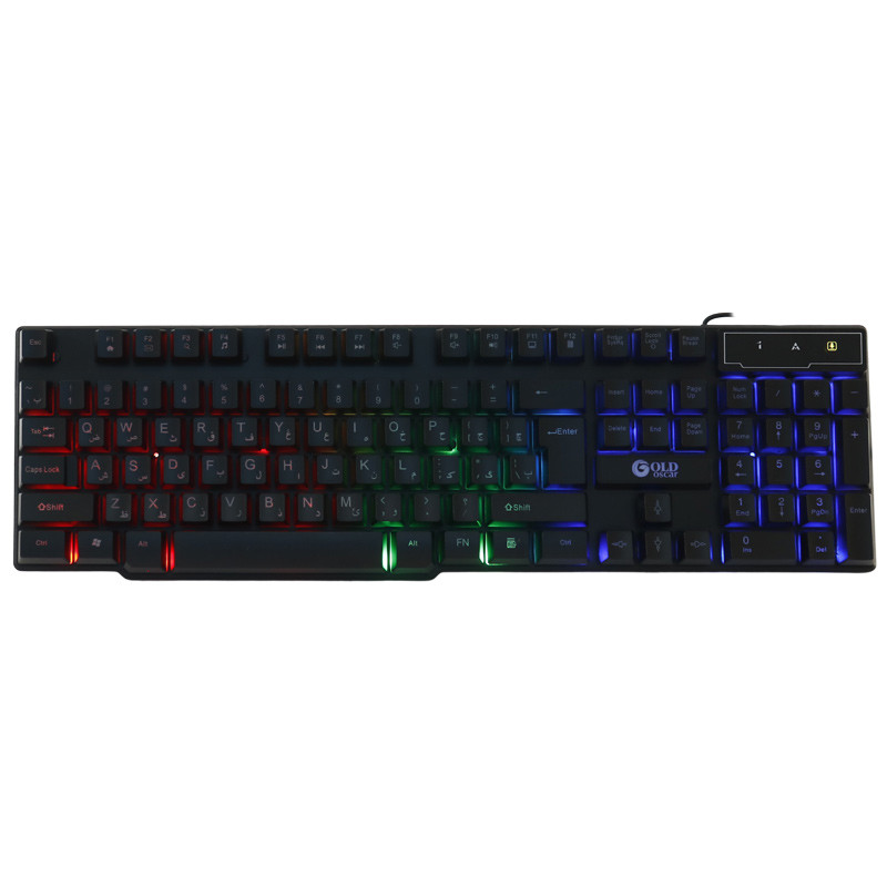 کیبورد گیمینگ گلد استار KB7123