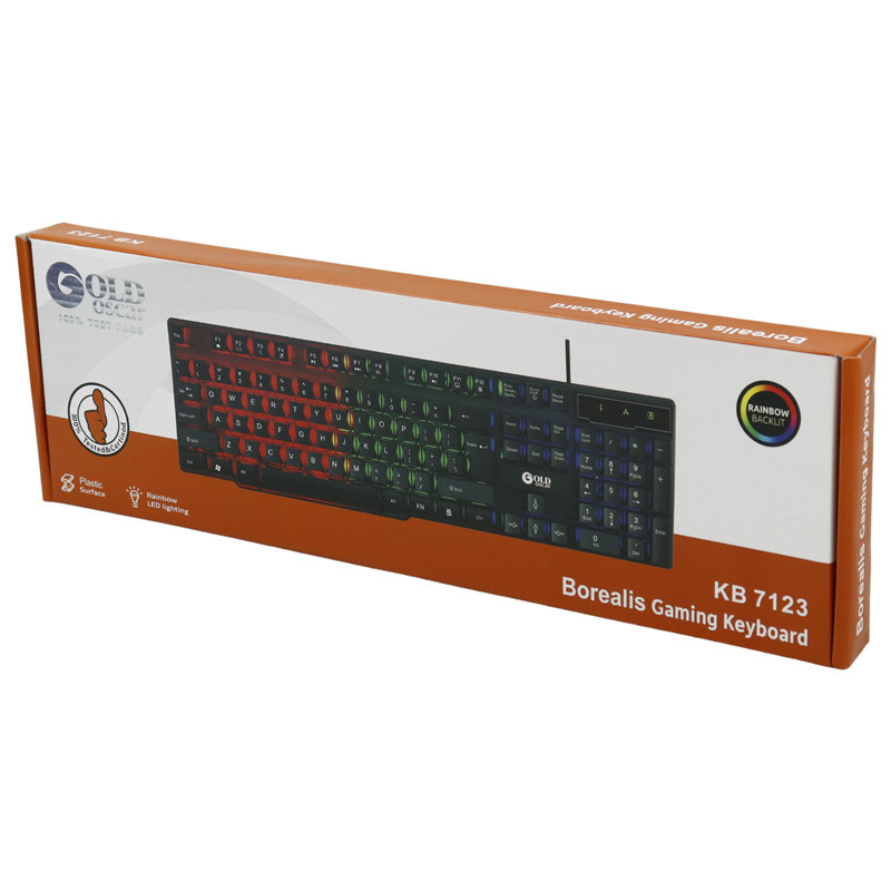 کیبورد گیمینگ گلد استار KB7123