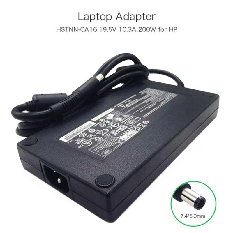 شارژر لپ تاپ HP 19.5V 10.3A سر دلی