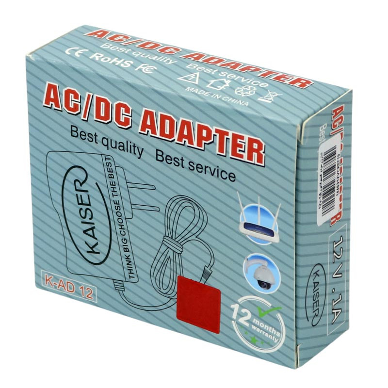 آداپتور برق Kaiser K-AD12 A 12V 1A