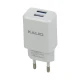 کلگی شارژ Kalio CH-10 2Port 2.1A 10.5W بسته 2 عددی شرینک