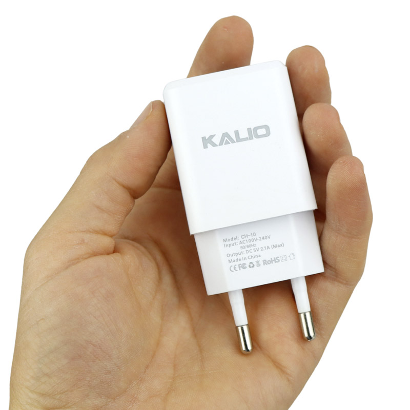 کلگی شارژ Kalio CH-10 2Port 2.1A 10.5W بسته 2 عددی شرینک