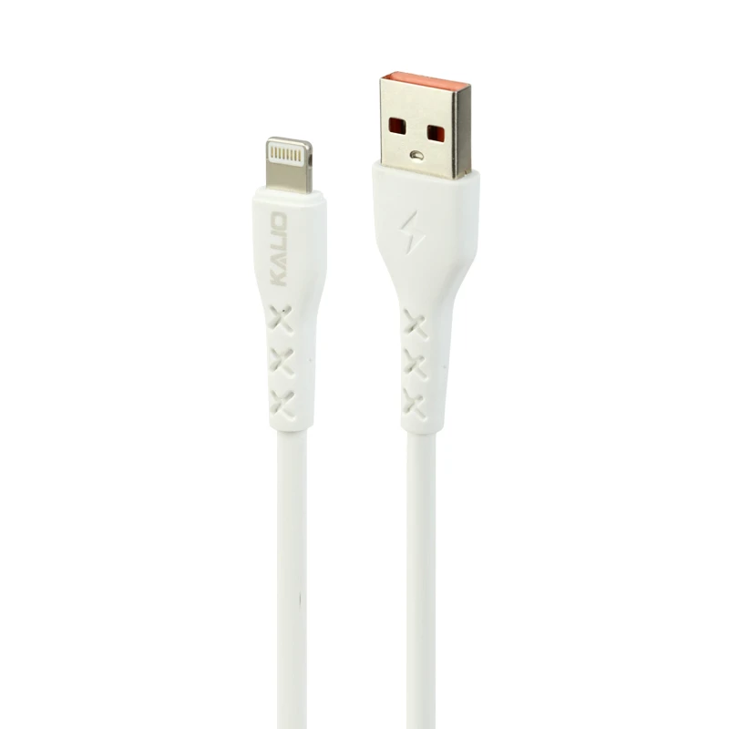 کابل لایتنینگ فست شارژ 5 آمپر Kalio SJ10-i6 طول 1 متر