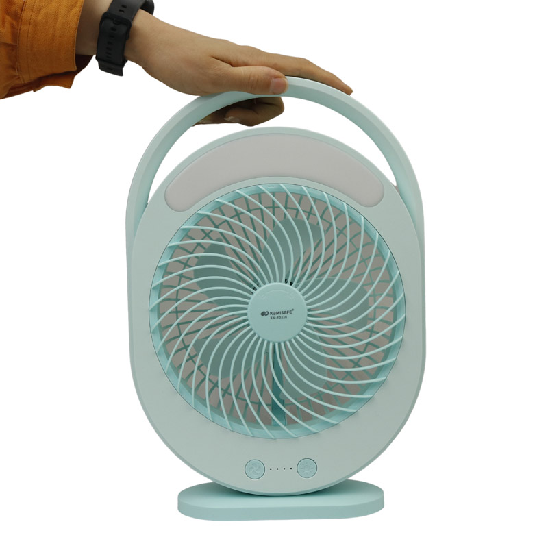 پنکه رومیزی شارژی کامی سیف KM-F0336