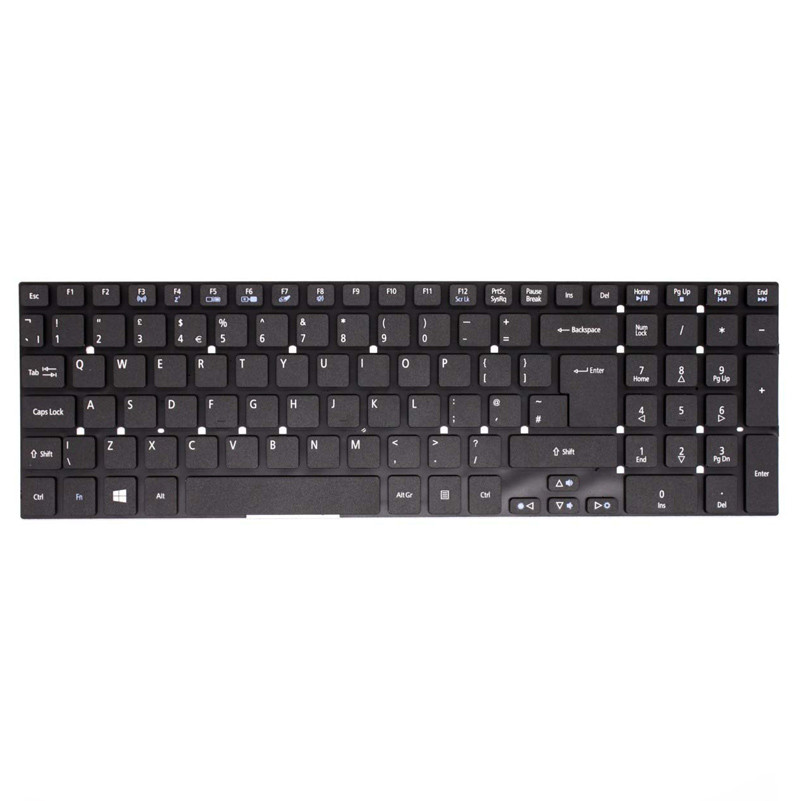کیبورد لپ تاپ ایسر Acer Aspire E1-570 بدون فریم مشکی