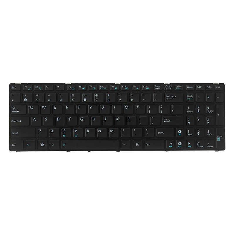 کیبورد لپ تاپ ایسوس Asus K53 با فریم مشکی