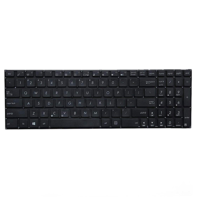 کیبورد لپ تاپ ایسوس Asus X553 بدون فریم مشکی