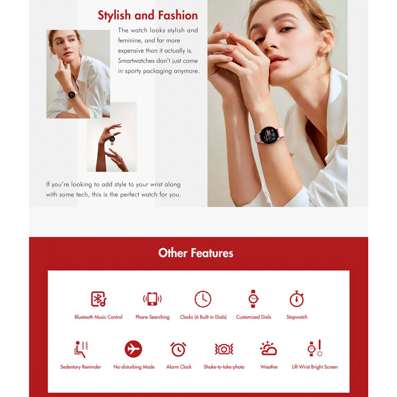 ساعت هوشمند کیسلکت Kieslect Lady Smart Watch L11 Pro