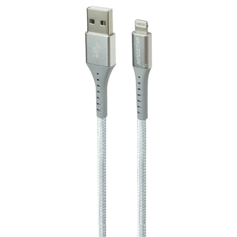 کابل لایتنینگ 2.1 آمپر کینگ استار K125i طول 1.1 متر