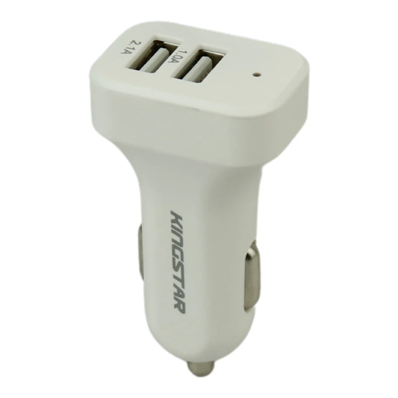 شارژر فندکی KingStar KC103A 2.1A + کابل میکرو یو اس بی