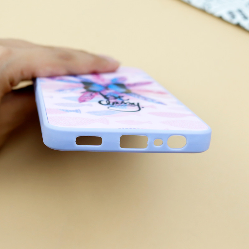 قاب محافظ لنزدار لیزری طرحدار براق Samsung Galaxy A13 4G