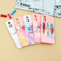 قاب محافظ لنزدار لیزری طرحدار براق Xiaomi Poco M4 Pro