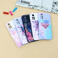 قاب لیزری شیائومی Poco M4 Pro طرح دار براق محافظ لنزدار