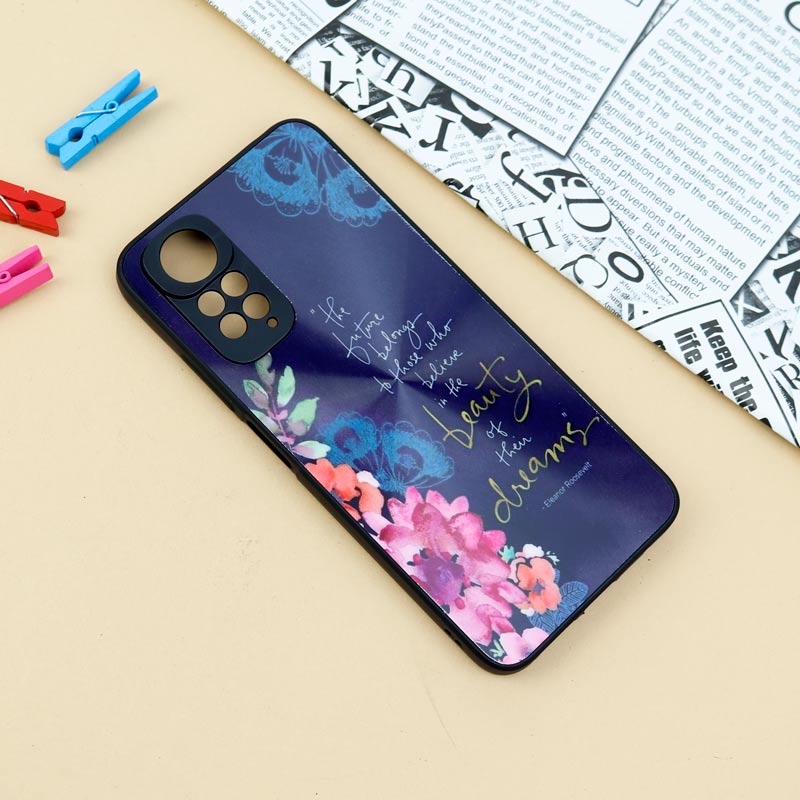 قاب محافظ لنزدار لیزری طرحدار براق Xiaomi Redmi Note 11 / 11s