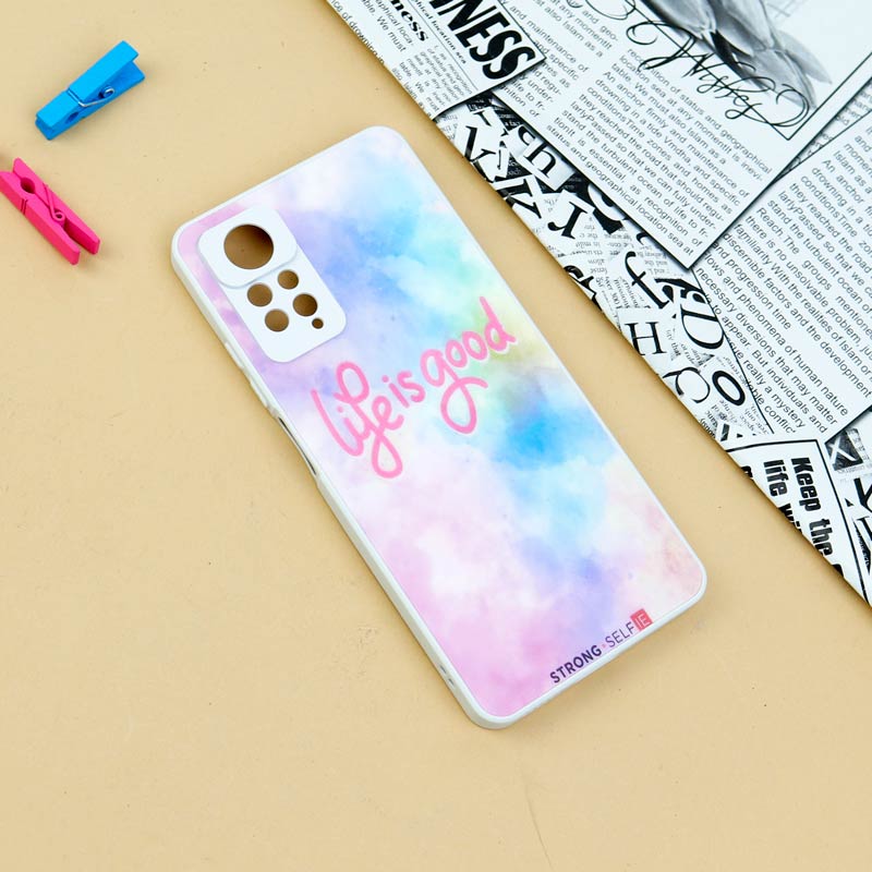قاب محافظ لنزدار لیزری طرحدار براق Xiaomi Redmi Note 11 Pro
