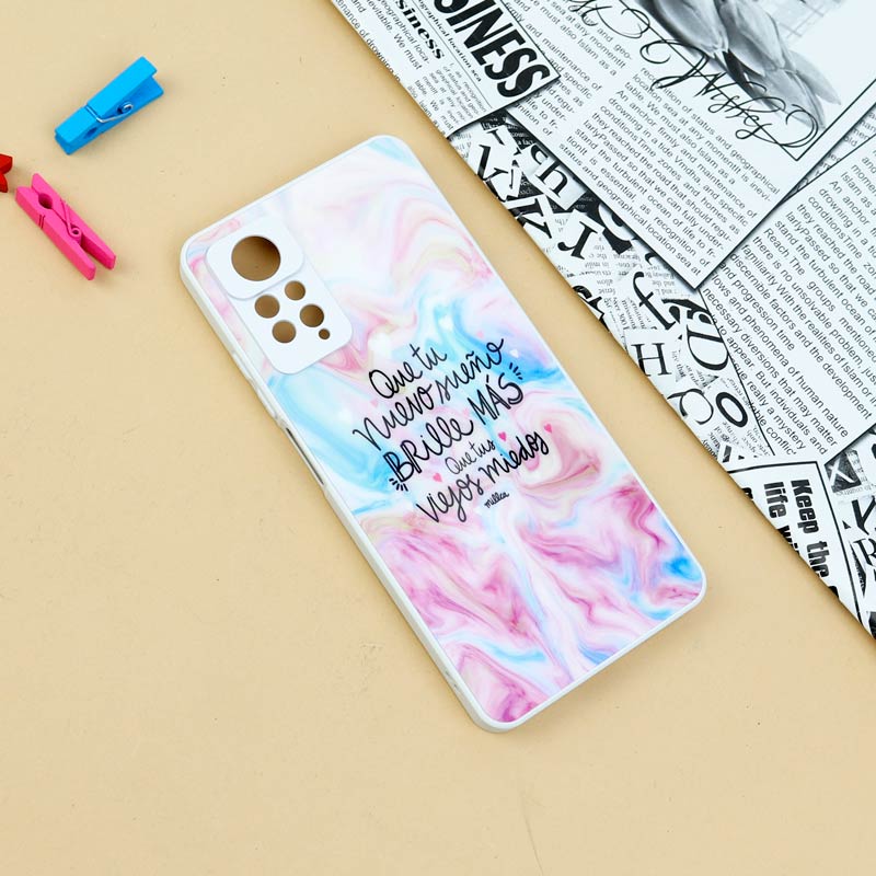 قاب محافظ لنزدار لیزری طرحدار براق Xiaomi Redmi Note 11 Pro