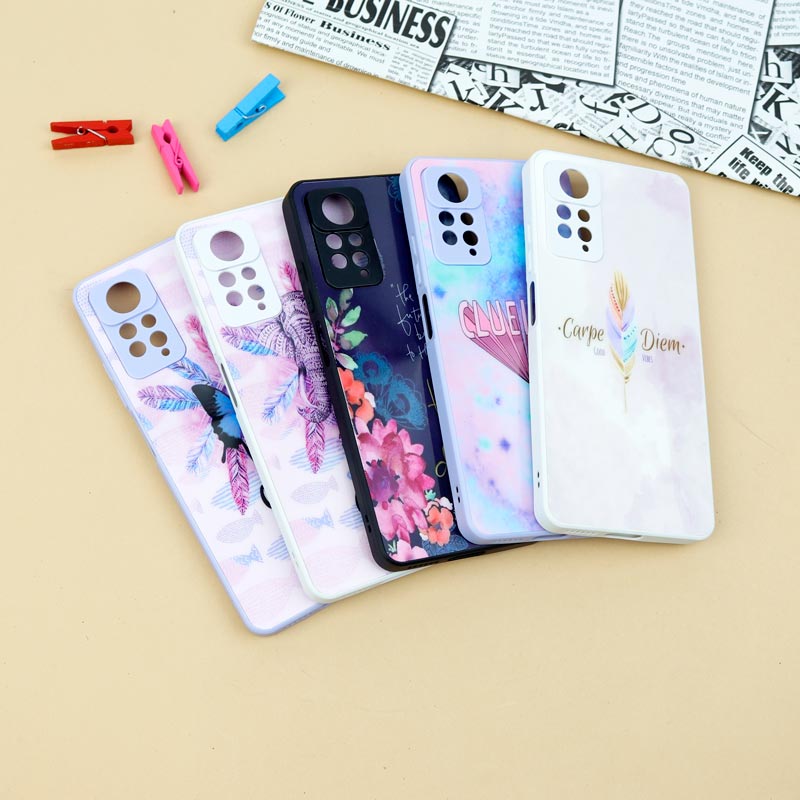 قاب محافظ لنزدار لیزری طرحدار براق Xiaomi Redmi Note 11 Pro