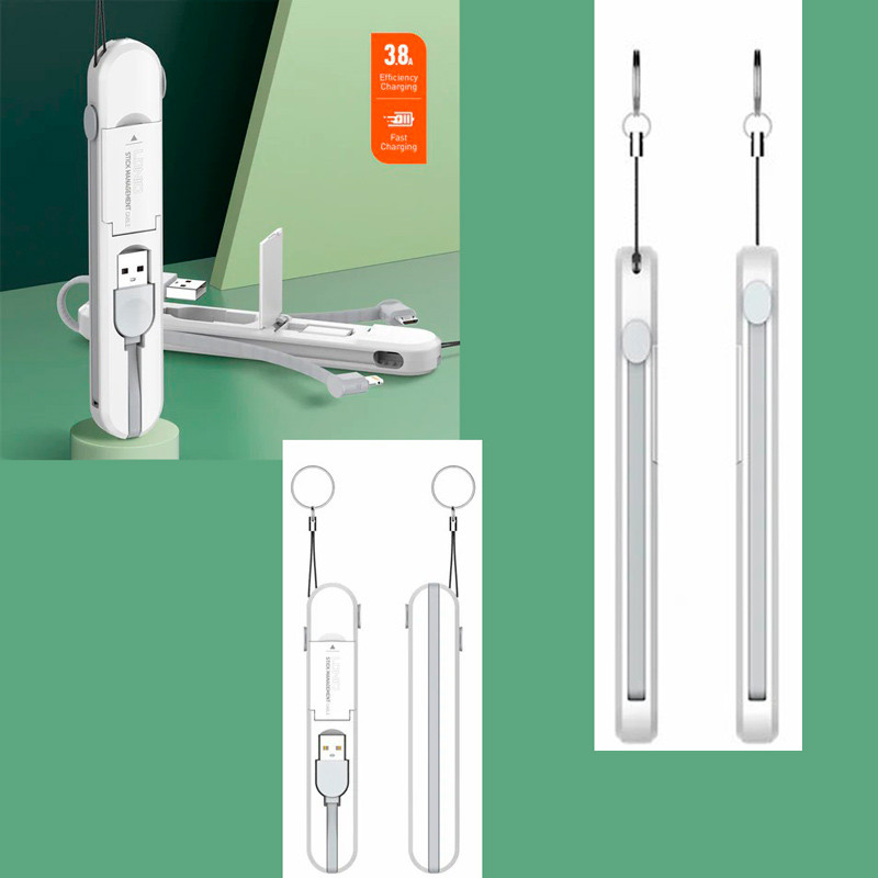 کابل 3 سر فست شارژ Ldnio LC130 3.8A 45cm