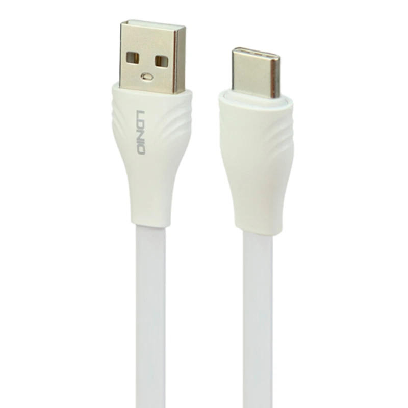 کابل کوتاه تایپ سی فست شارژ 2.4 آمپر الدینیو LS550 طول 20 سانتی متر