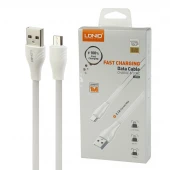 کابل میکرو یو اس بی فست شارژ 2.1 آمپر الدینیو LS551 طول 1 متر