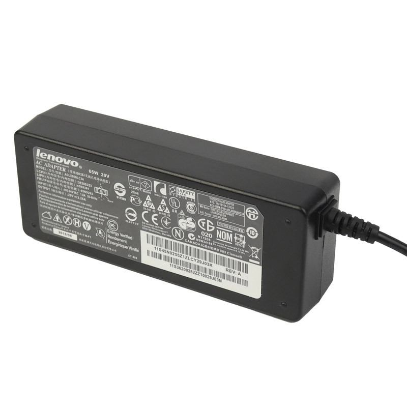 شارژر لپ تاپ Lenovo 20V 3.25A سوکت ریز