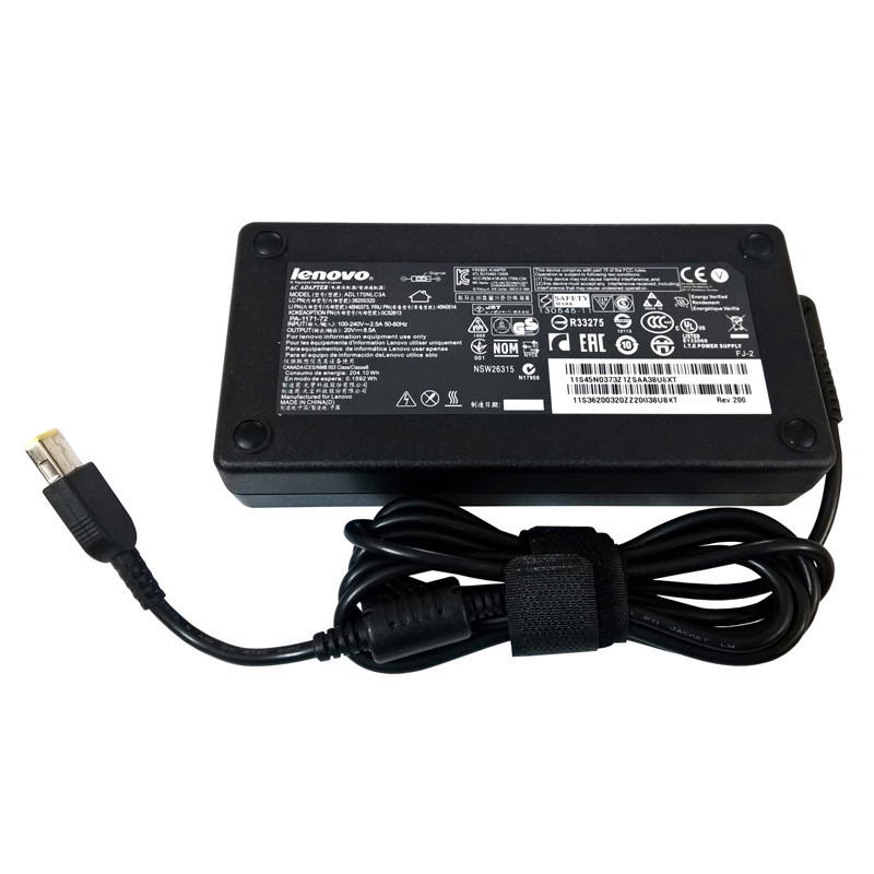 شارژر لپ تاپ Lenovo 20V 8.5A سر USB
