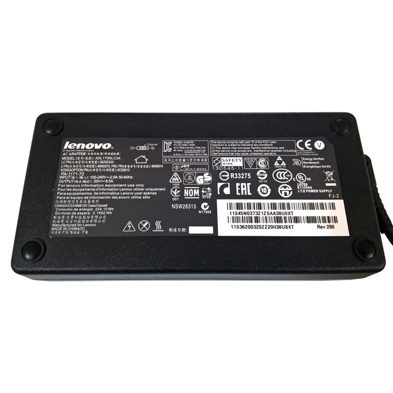 شارژر لپ تاپ Lenovo 20V 8.5A سر USB