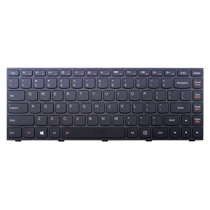 کیبورد لپ تاپ لنوو Lenovo G40-70 با فریم مشکی