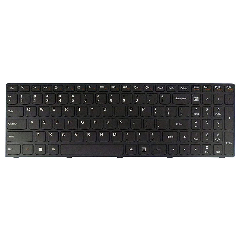 کیبورد لپ تاپ لنوو Lenovo G50-70 با فریم مشکی