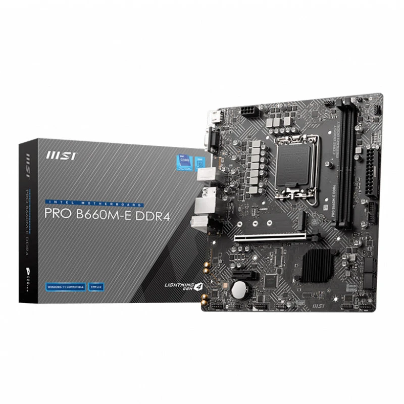 مادربرد ام اس آی Pro B660M-E DDR4