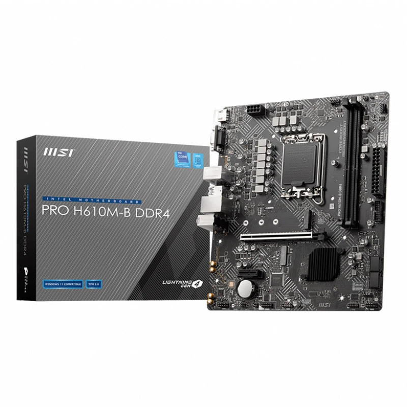 مادربرد ام اس آی Pro H610M-B DDR4