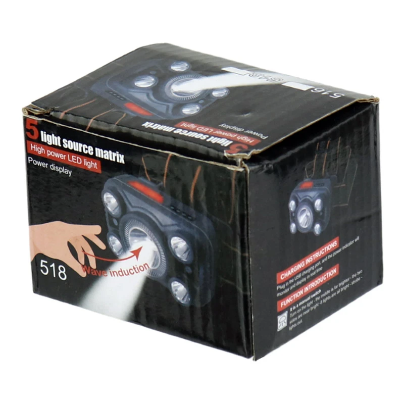 چراغ قوه پیشانی هدلایت شارژی Matrix 516