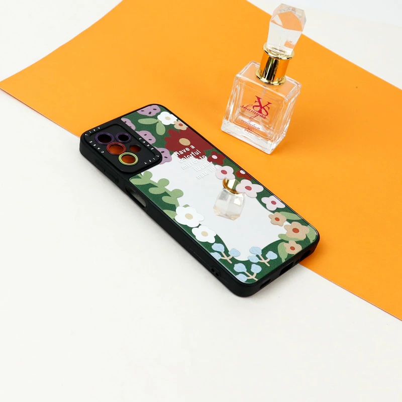 قاب آینه ای طرحدار محافظ لنزدار Samsung Galaxy A13 4G