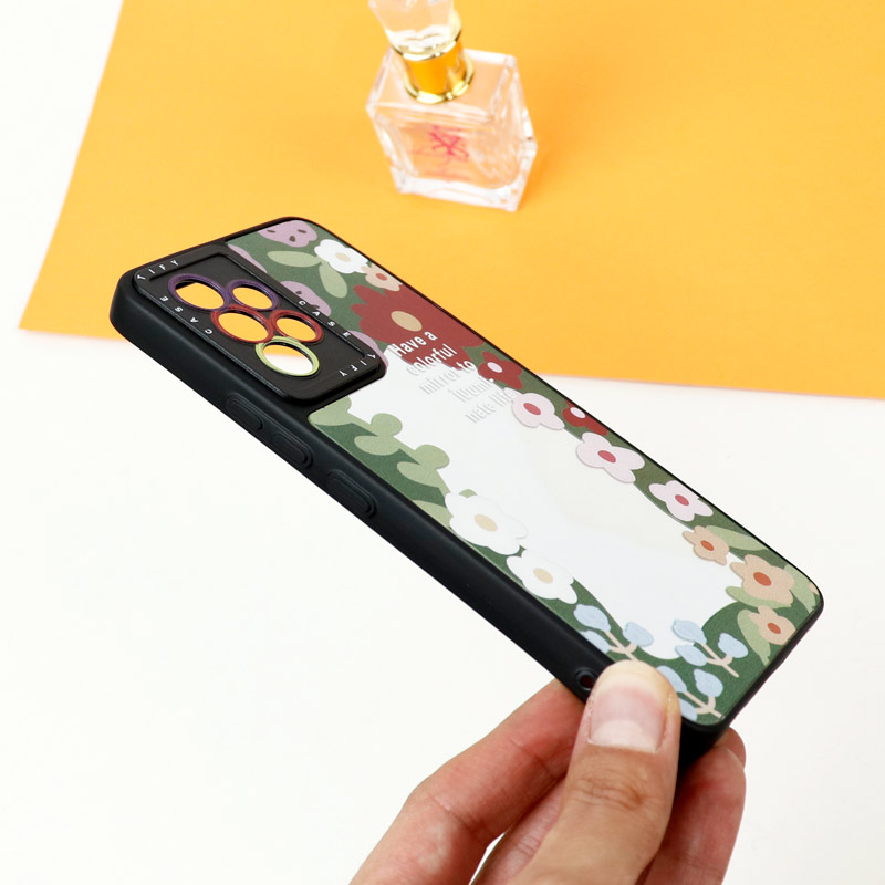 قاب آینه ای طرحدار محافظ لنزدار Samsung Galaxy A53 5G