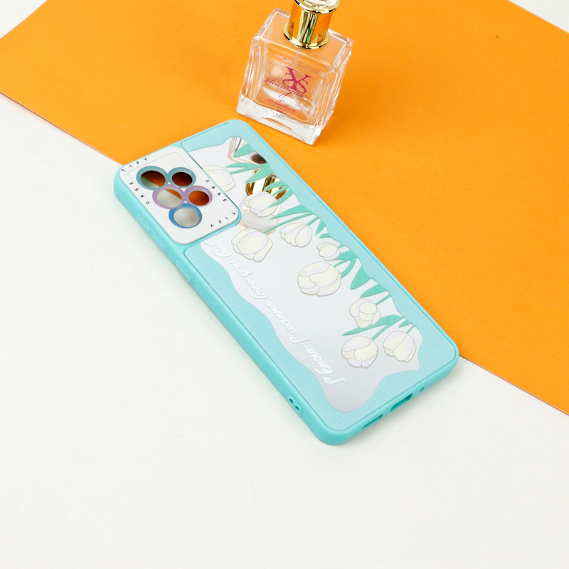 قاب آینه ای طرحدار محافظ لنزدار Samsung Galaxy A73