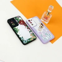 قاب آینه ای طرحدار محافظ لنزدار Samsung Galaxy S21 FE 5G