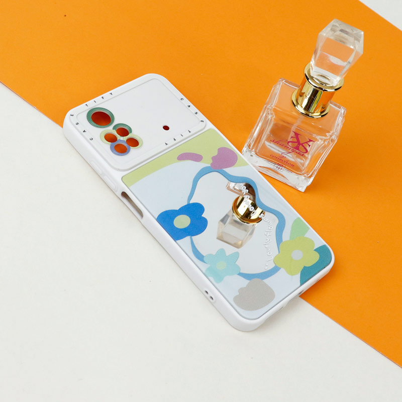 قاب آینه ای طرحدار محافظ لنزدار Xiaomi Poco M4 Pro